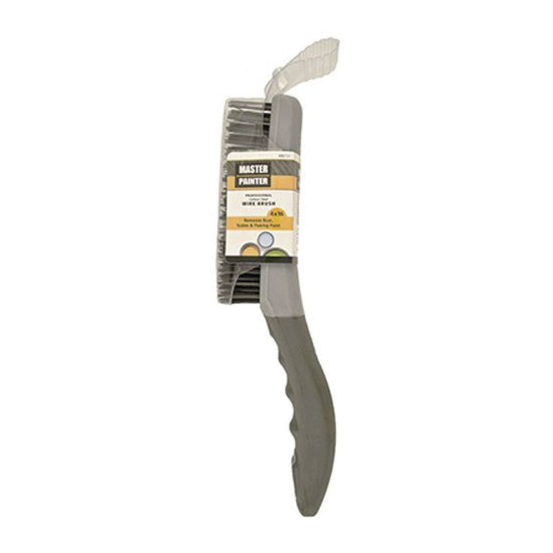 BRUSH/WIRE  PLASTIC HANDLE 4X16 SOFT GRIP (SB416) (G250)