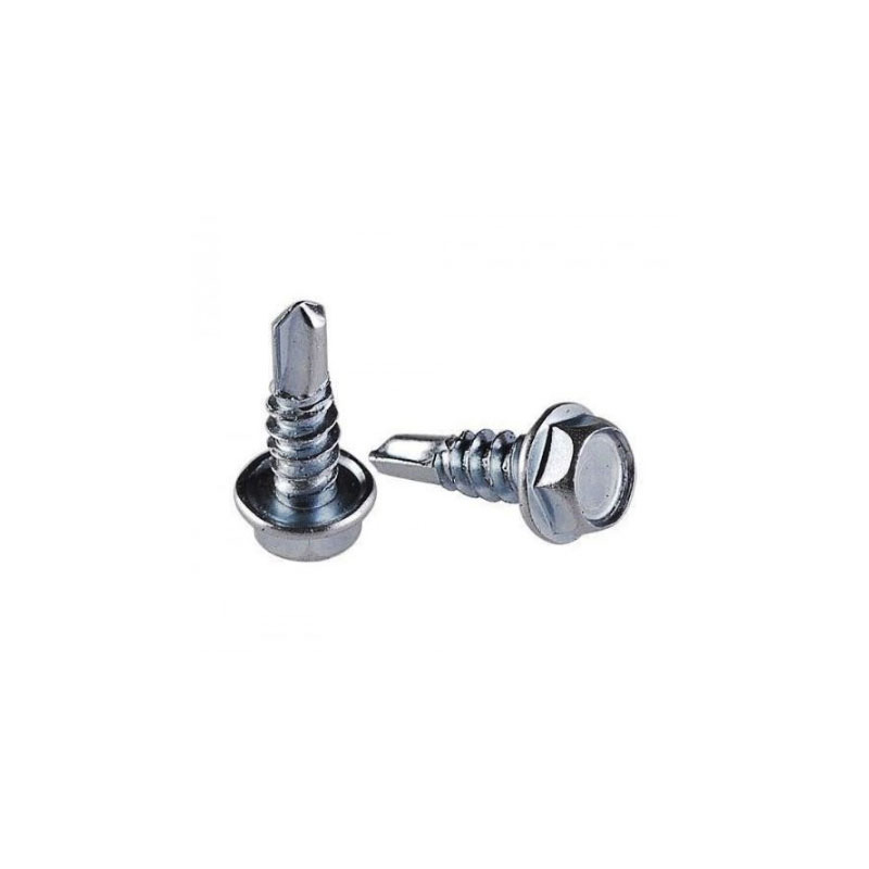 PIJA PUNTA DE BROCA CABEZA HEXAGONAL 1/4" X 1"