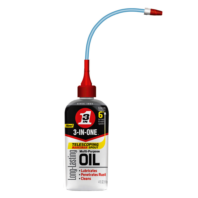 OIL 4OZ W/TELESCOPING SPOUT 3-IN-1