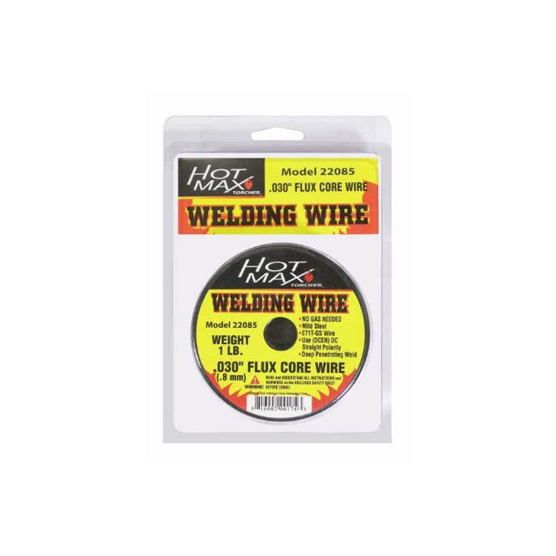 SOLDADURA HOT MAX DE MICROALAMBRE TUBULAR, 0.030" / 1 LIB (22085)