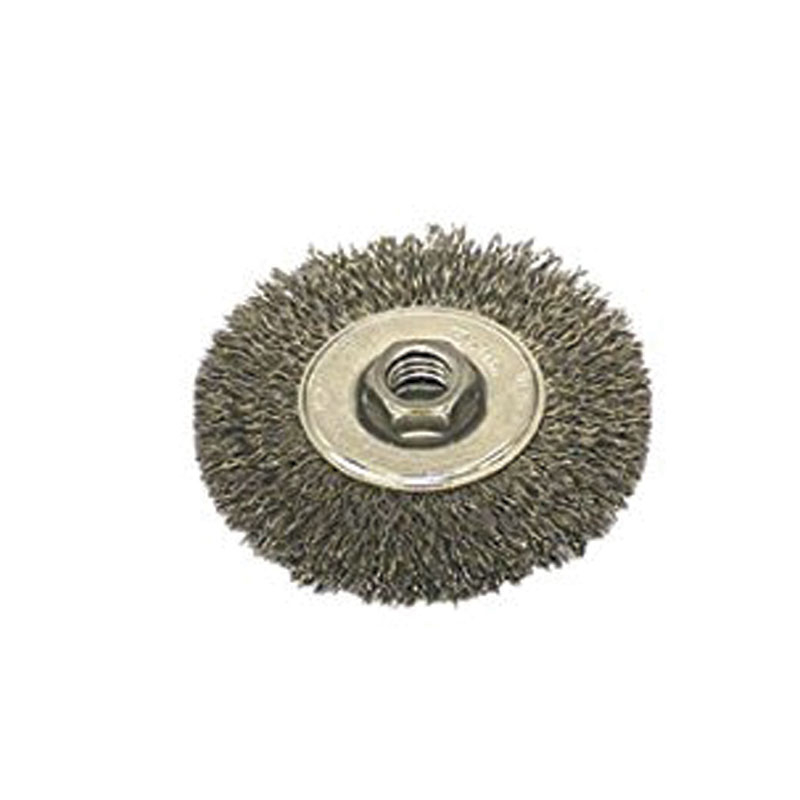 CEPILLO CIRCULAR DE ALAMBRE TRENZADO REGULAR SAIT 4" X 0.014 X 5/8"-11 (6450)