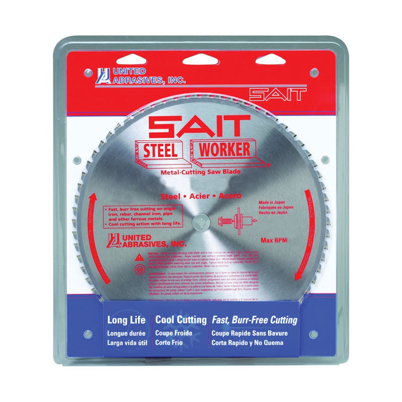 DISCO DE CORTE DE METAL DIENTE DE CARBURO 14" X 1" SAIT 72 DIENTES ( 77972)