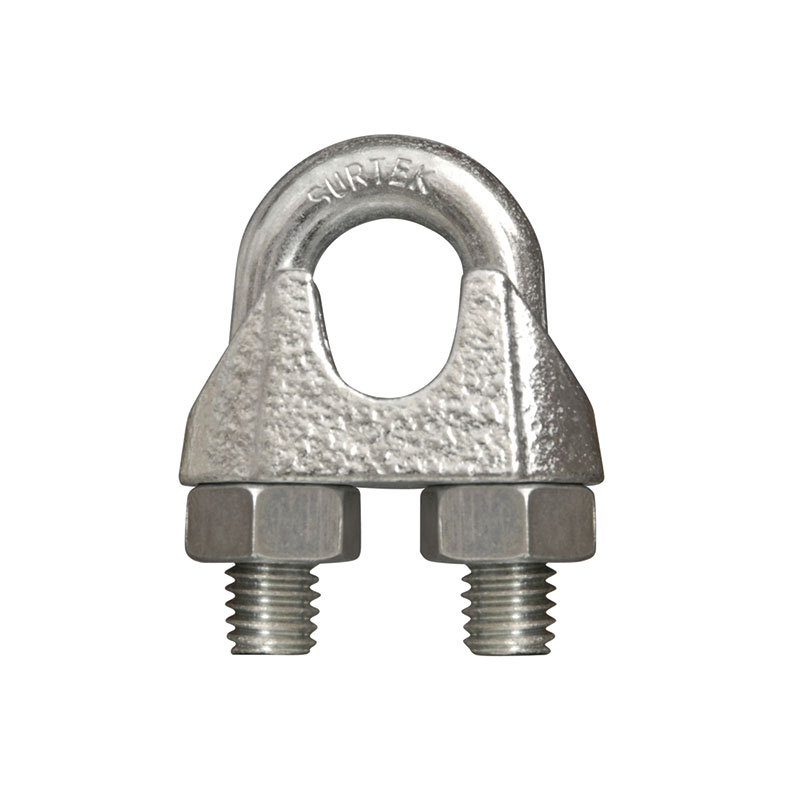 PERRO P/CABLE HIERRO MALEABLE TIPO ALEMAN 5/8" SURTEK (PER9A)