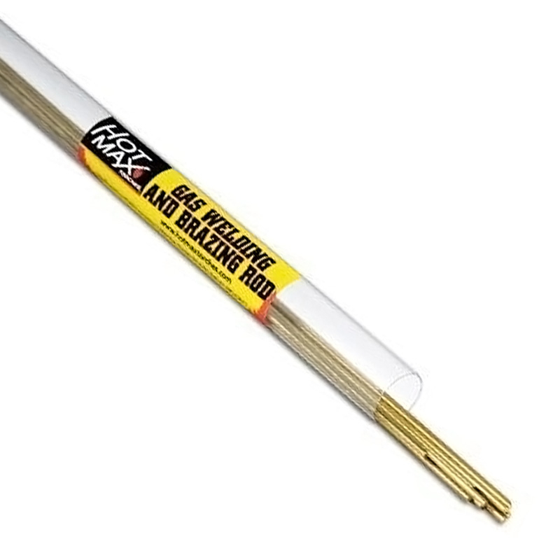 HOT MAX ROD LOW FUMING BARE BRONCE 3/32" X 36" PAQ. 12 PZ (24004)