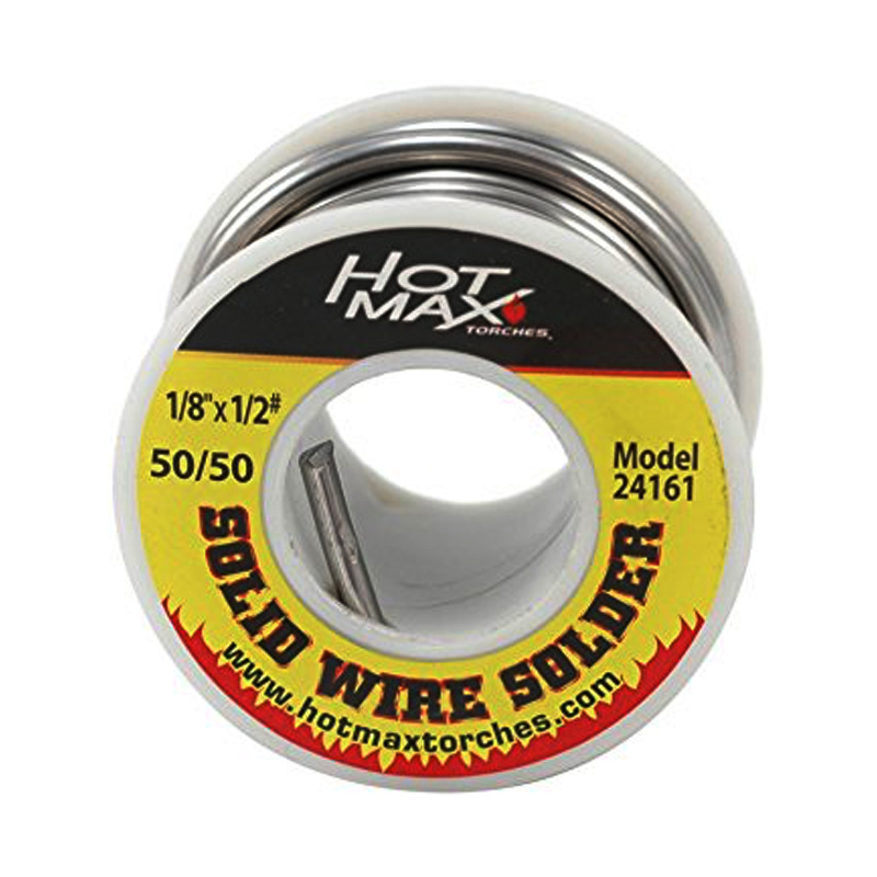 SOLDADURA HOT MAX EN ROLLO 1/8", 1/2 # , 50/50 (24161)