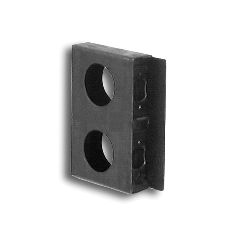 CAJA PORTA CHAPA DOBLE SIN BORDE CAL. 14 (117405)