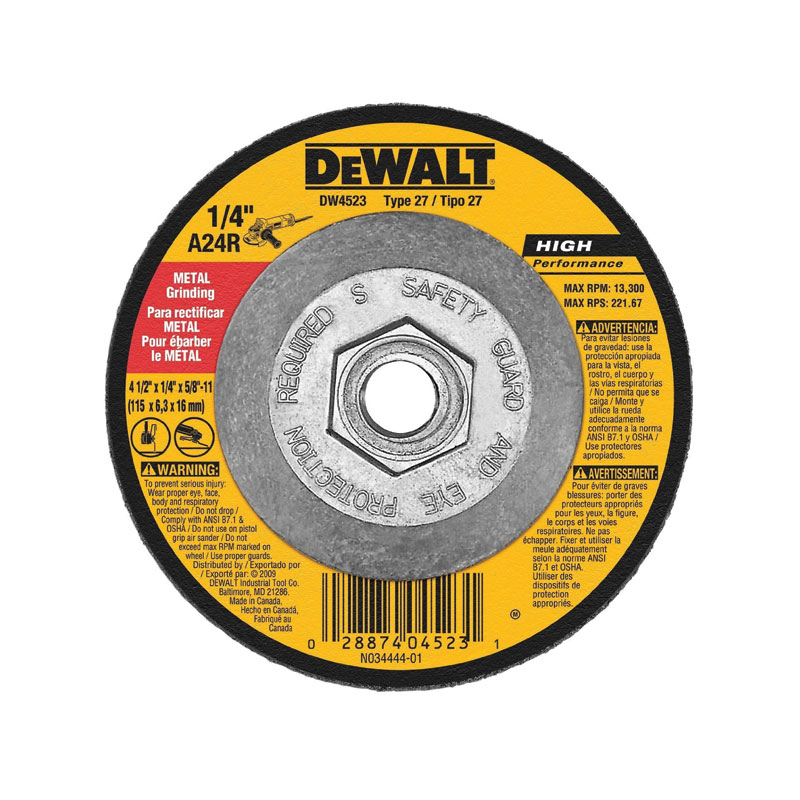 DISCO DE METAL DEWALT 7X1/4" DW4719