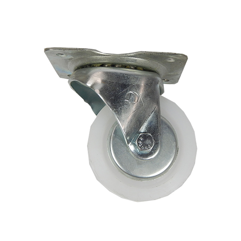 RUEDA GIRATORIA DE POLIETILENO BLANCO 3" SIN FRENO (ASHRO-0075)