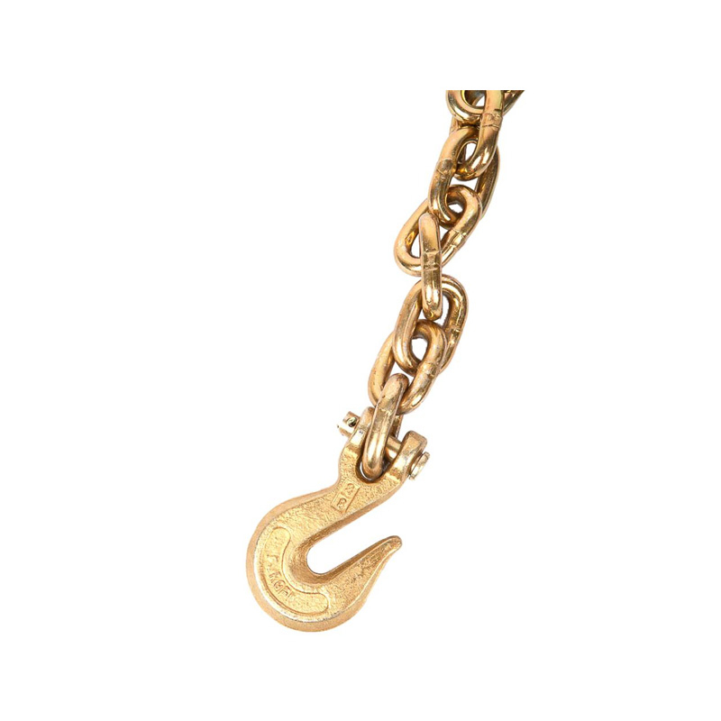 CADENA DE ENLACE CON GANCHOS GRADE 70, 3/8" X 14'(6,600 LBS. WLL) 70398