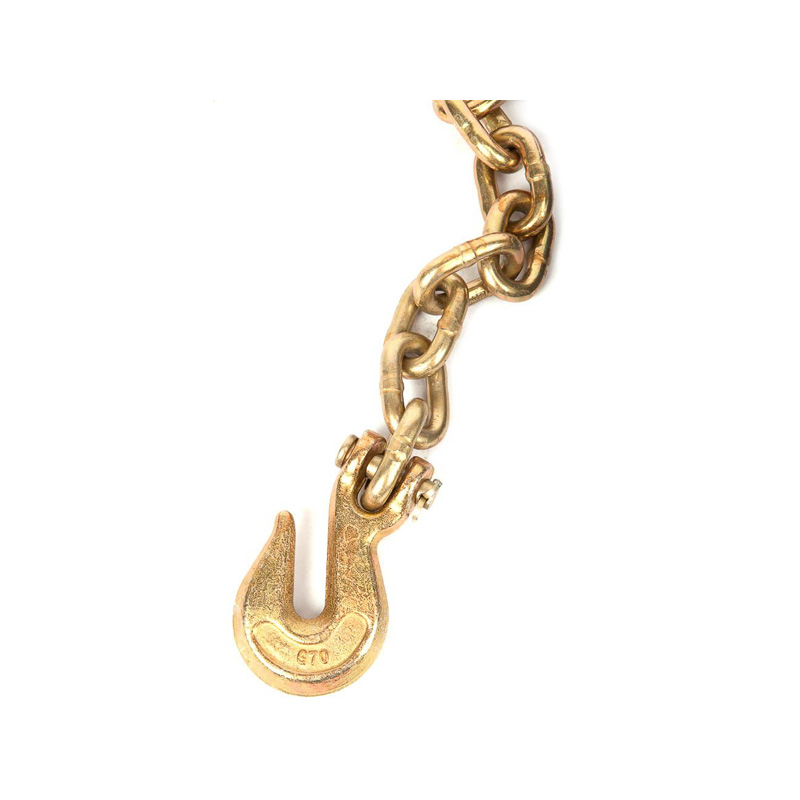 BINDER CHAIN WITH CLEVIS GRAB HOOKS, GRADE 70, 3/8" X 20' DOT APPROVED (6,600 LBS. WLL) (70399)