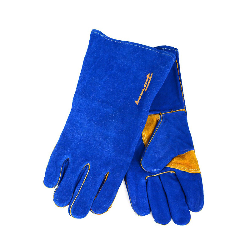 53423 PESADOS GUANTES DE SOLDADURA DE TRABAJO CON EL PULGAR REFORZADO AZUL  SIZE XL