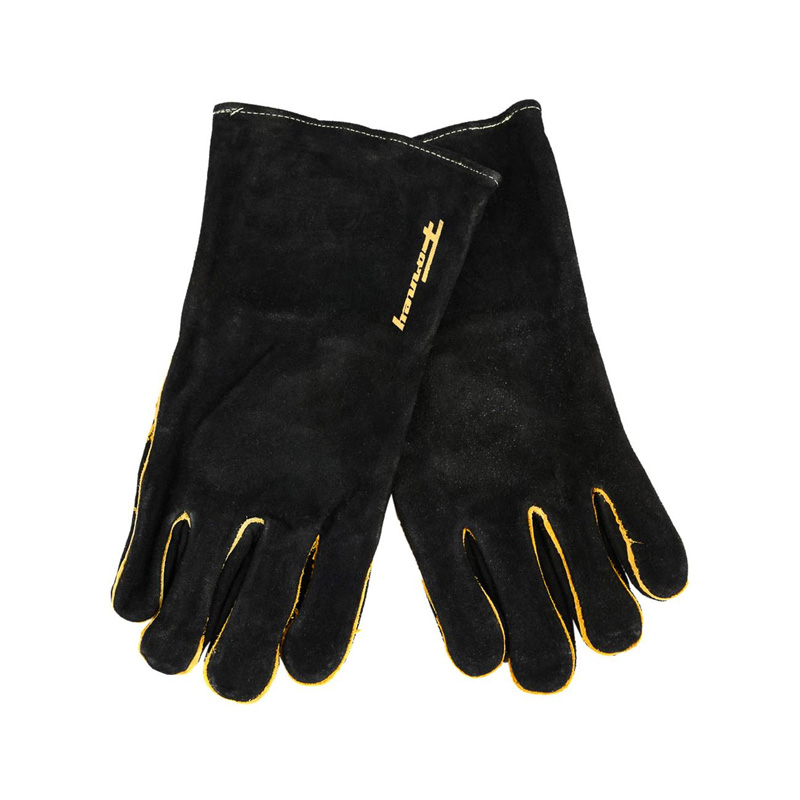 53426 SPLIT DE CUERO GUANTES DE SOLDADURA, NEGRO DE HOMBRE TALLA XL