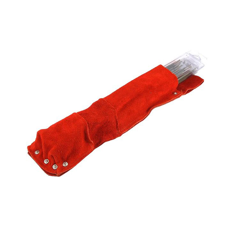 FUNDA PARA SOLDADURA DE CUERO ROJA 14" 55207