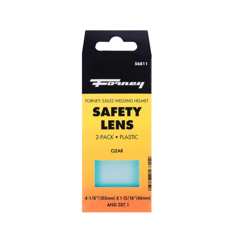 56811 LENTE, REEMPLAZO DE LENTES CLAROS DE SEGURIDAD DE PLÁSTICO PARA FORNEY 55652 CASCOS DE SOLDADURA