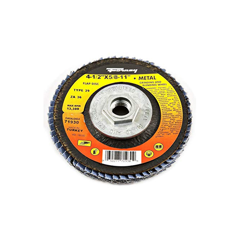 71933 TIPO 29 DE ALTA DENSIDAD DISCO ALETA AZUL ZIRCONIA 4-1/2 "X 5/8"-11THD 120 ZA120