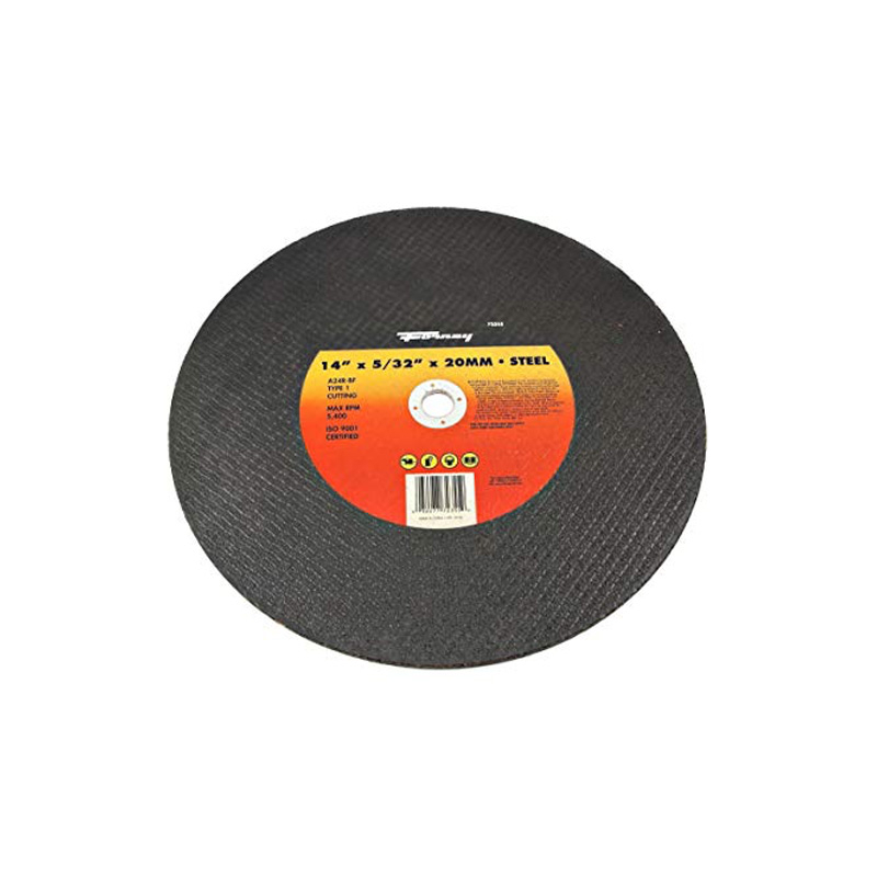 72355 TIPO RUEDA DE CORTE 1 ACERO 14 "X 5/32" X 20MM A24R-BF