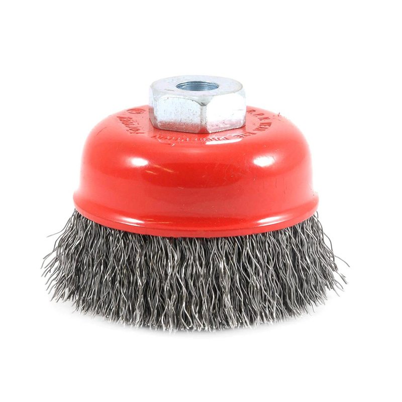 CEPILLO COPA DE ALAMBRE ONDULADO 2-3/4 "M-10 X 1,25 0.012" 72780