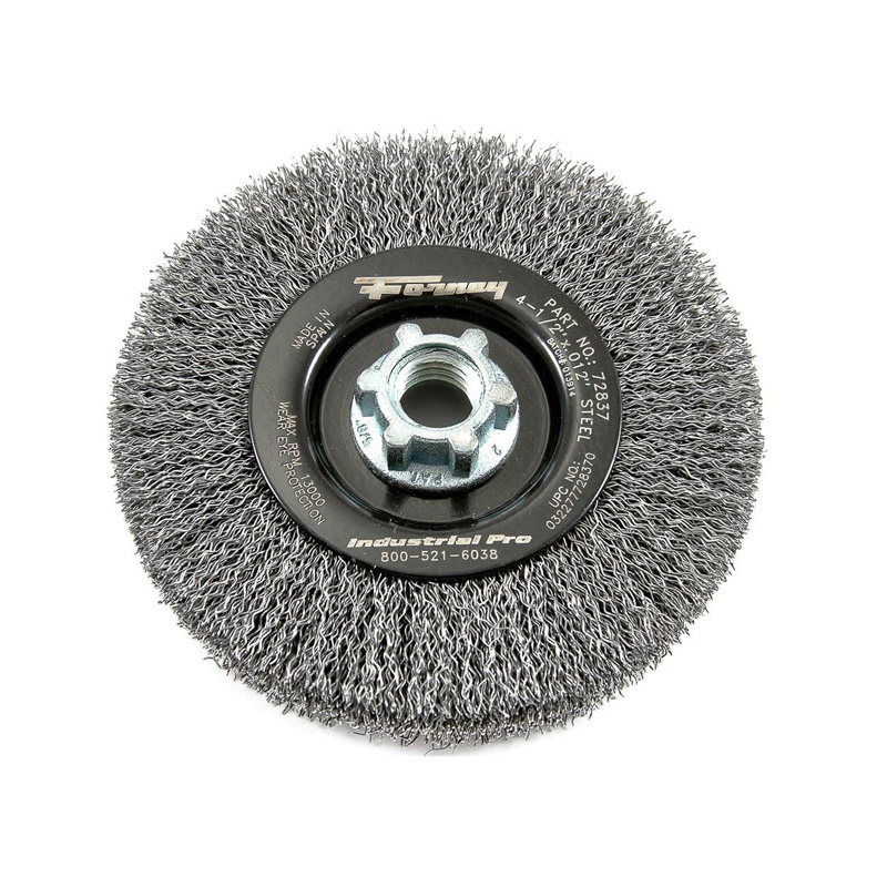 CEPILLO CIRCULAR DE ALAMBRE 4-1/2 "5/8" -11 Y M14 X 2.0 0.012 " 72837