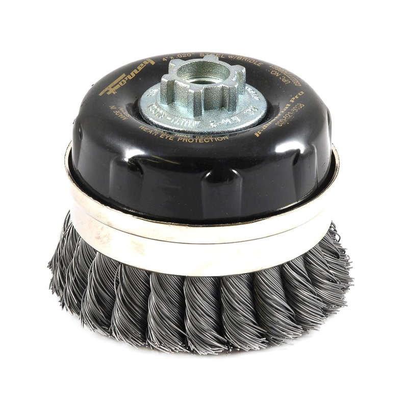CEPILLO DE COPA DE ALAMBRE  4 "5/8" -11 Y M14 X 2.0 0.020 " 72869