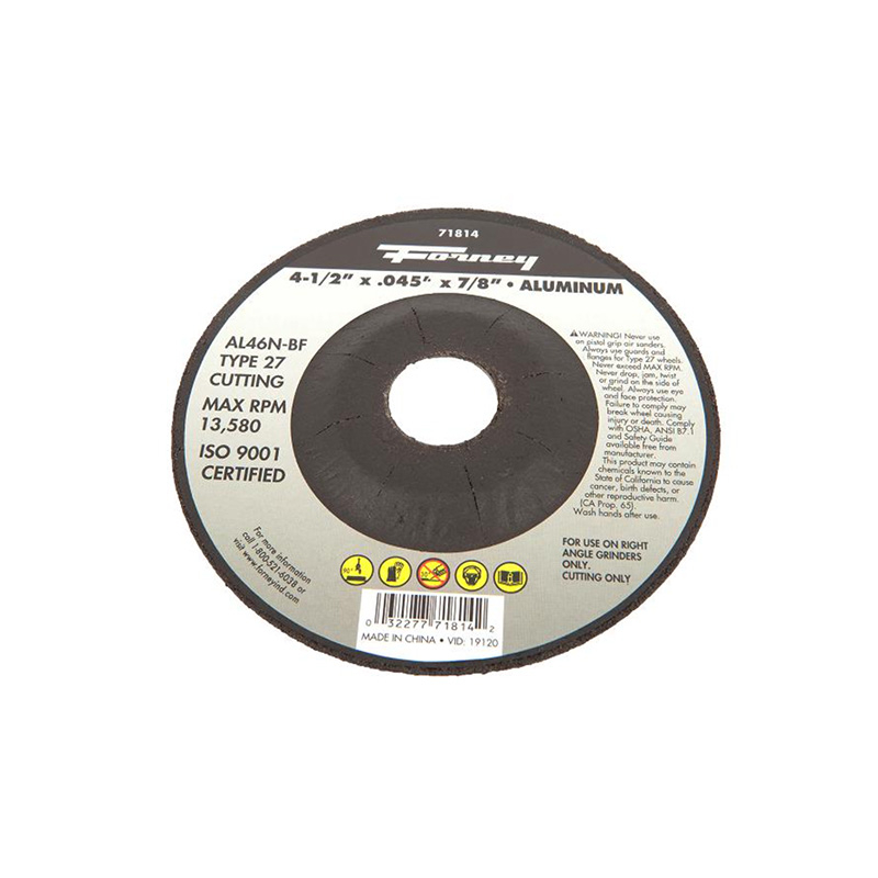DISCO DE CORTE DE ALUMINIO TIPO 27, 4-1/2 "X 0.045" X 7/8 "AL46N-(71814)