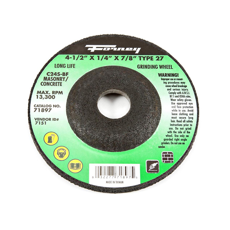 DISCO DE RECTIFICAR DE ALBAÑILERIA  TIPO 27, 4-1/2 "X 1/4" X 7/8 "C24S-BF -71897