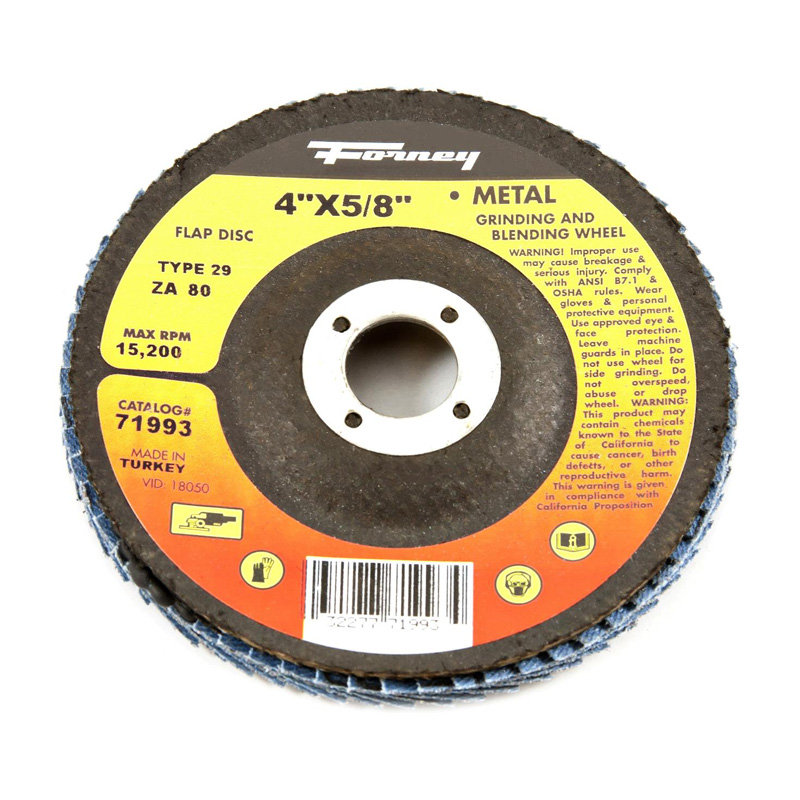 DISCO DISCO T-FLAP DE ALTA DENSIDAD DE ZIRCONIA  TIPO 29, 4 "X 5/8" 80 ZA80 -71993