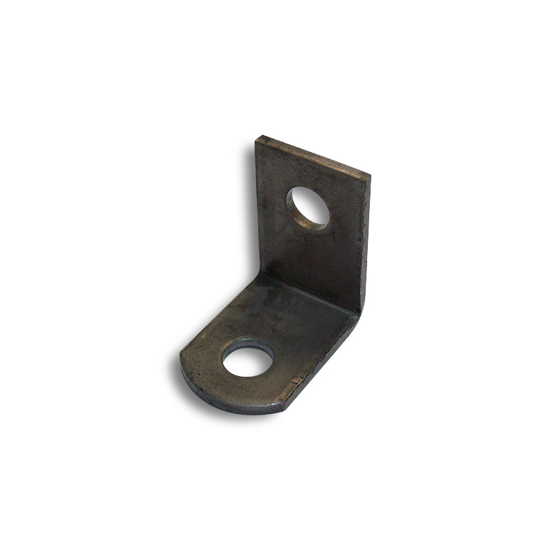 BASE SOLDABLE DE ACERO 90 ° 2 AGUJEROS 1-1/2" X 1-1/2"