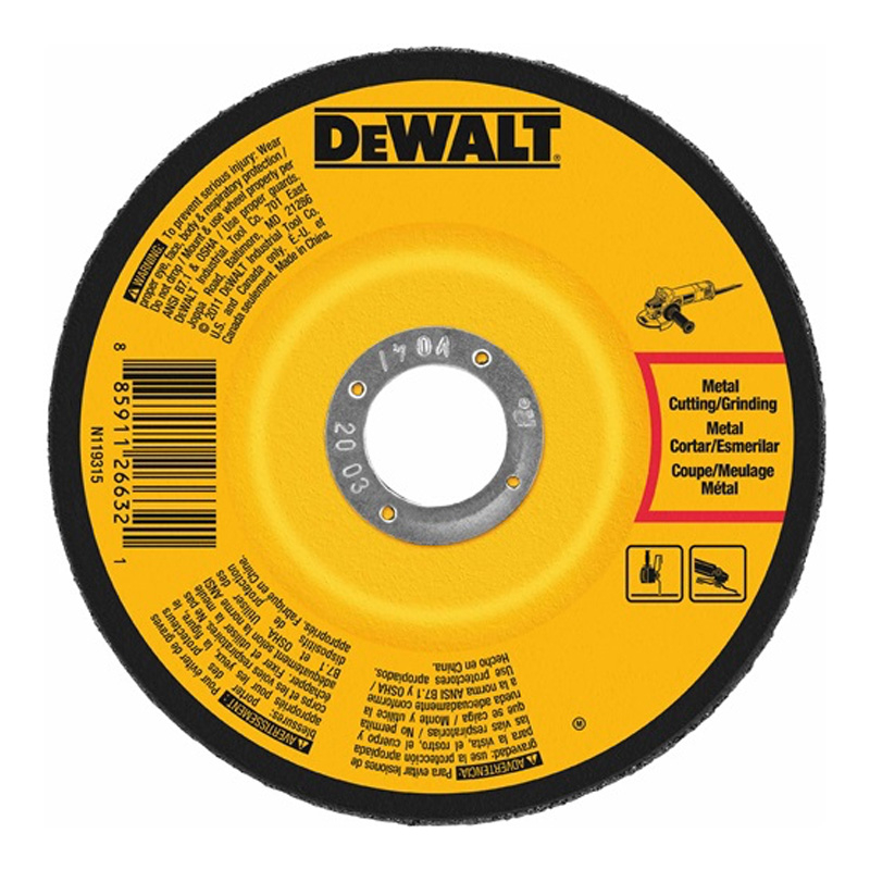 DISCO DE CORTE DE METAL 7 "X 1/8" X 7/8" DWA4514