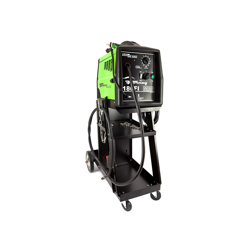 MAQUINA PARA SOLDAR FORNEY 180FI 230 180 AMP NÚCLEO DE FUNDENTE / MIG ALAMBRE SOLDADOR CON EL CARRO DE SOLDADURA PORTATIL