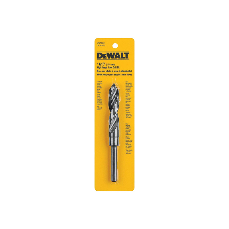BROCA DE FIERRO PARA TALADRO 11/16'' DW1623