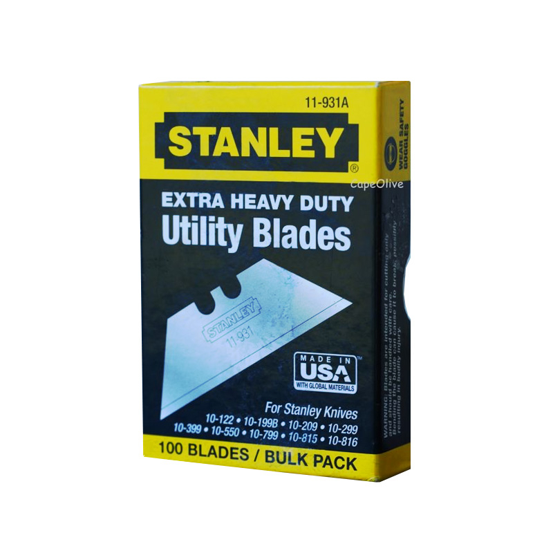 NAVAJA EN HOJA STANLEY BULK 100PK 11-931A