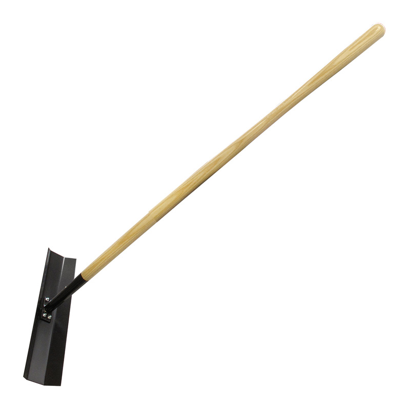 ESPARCIDOR DE HORMIGÓN DE ACERO PESADO 20 "X5" CON ANZUELO W / HDL DE MADERA DE 60 "- MONTADO CC901A