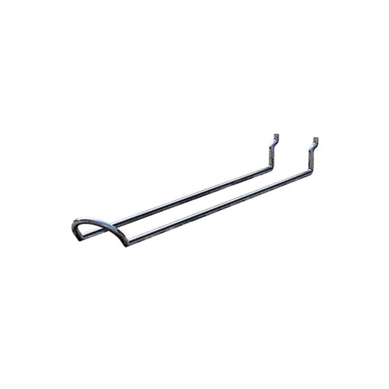 GANCHO RECTO CON PORTAETIQUETA 8" K8L