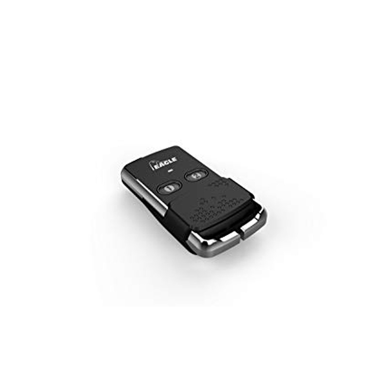CHROME 2 BUTTON ROLLING CODE KEYCHAIN TRANSMITTER (EG643)
