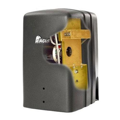 EAGLE-2000-DC 1/2 HP COMMERCIAL SLIDE GATE OPERATOR WITH BUILT IN BATTERY OPERATION WITH EAGLE CHROME RECEIVER & 2 REMOTE EG642