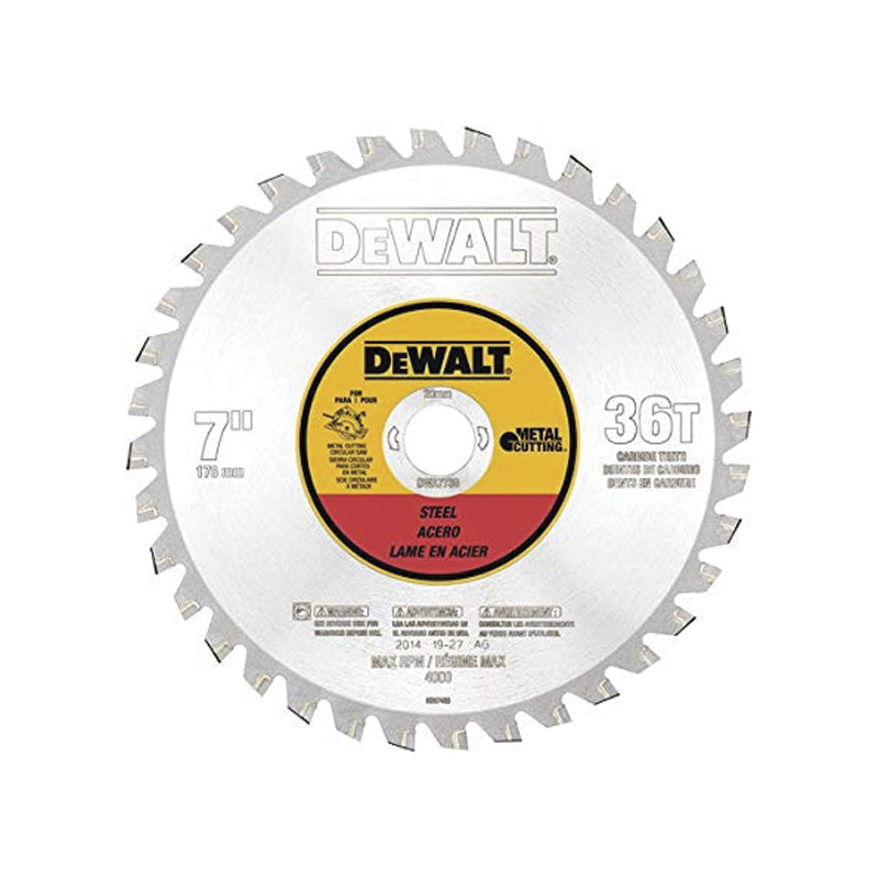 DISCO DE CORTE DE METAL HOJAS DE SIERRA 7" 20MM EJE 38T  DWA7738