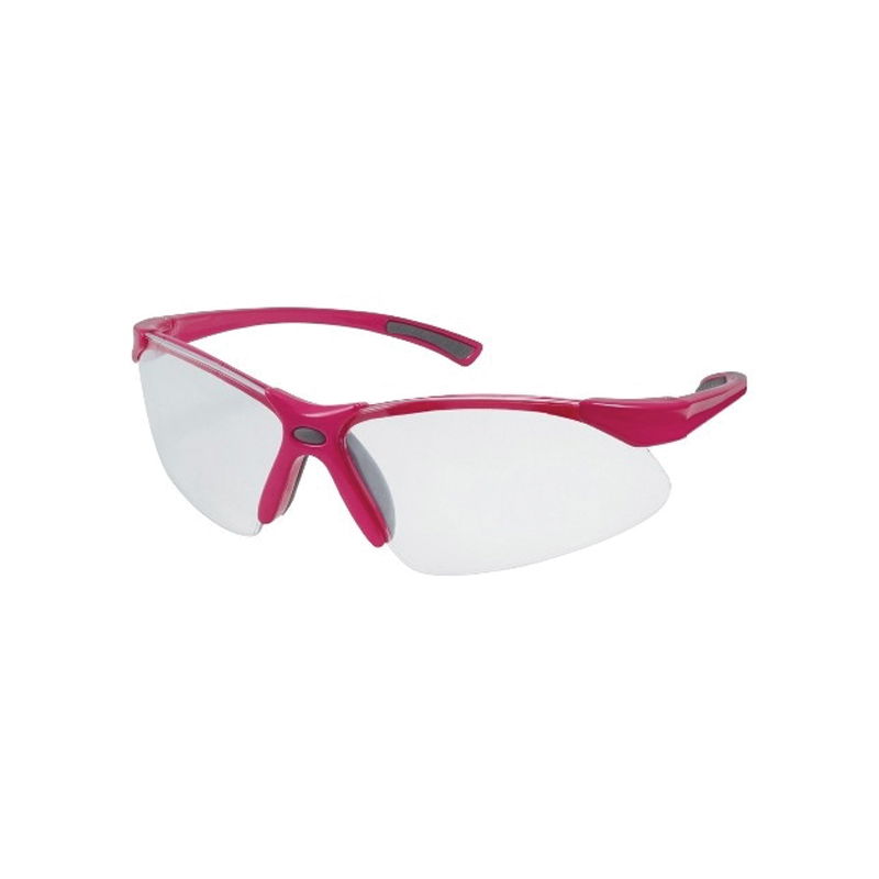 LENTE DE SEGURIDAD MICA TRANSPARENTE, ARMAZON ROSA (55428)