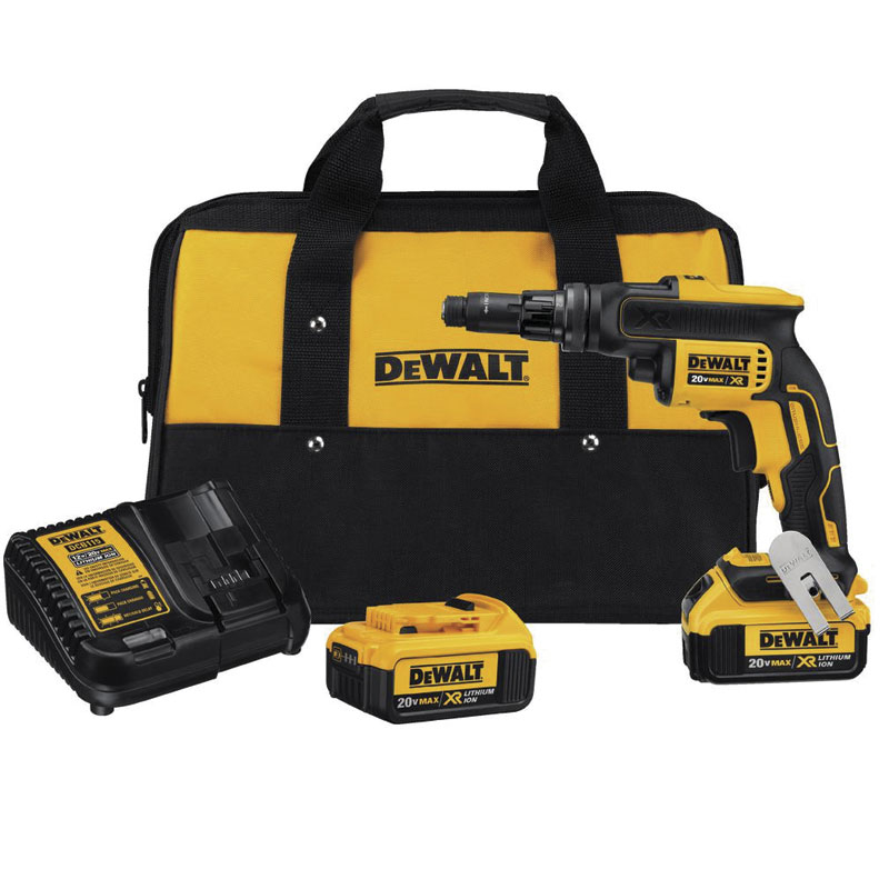 DEWALT 20V MAX* XR VERSA-CLUTCH? ADJUSTABLE TORQUE SCREWGUN KIT (DCF622M2)