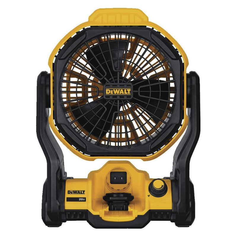 VENTILADOR PARA EL TRABAJO, 20V MAX, DE 11", ALAMBRICO E INALMABRICO, (DCE512B)