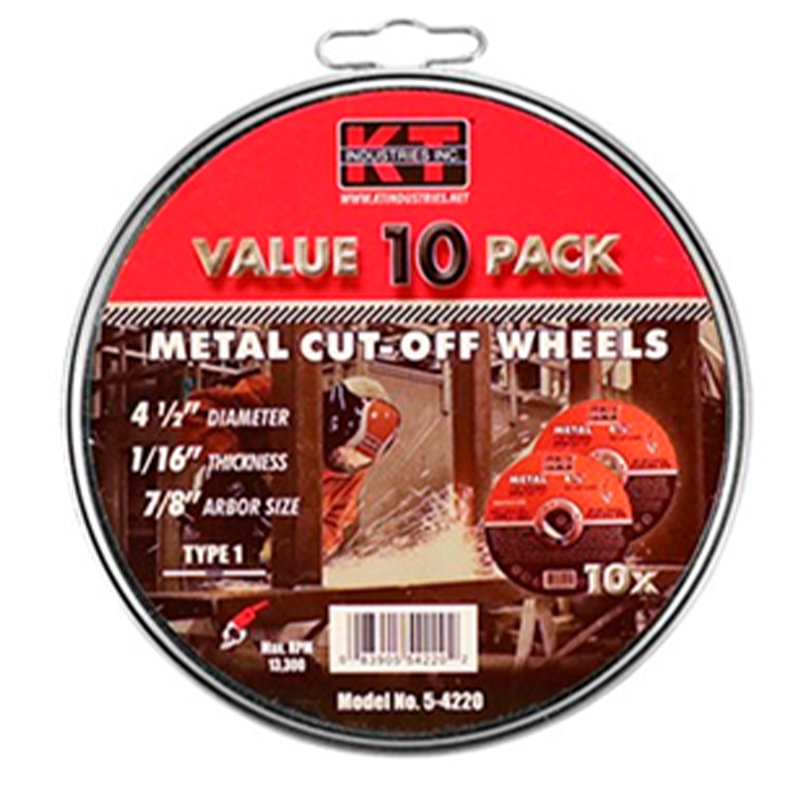 4-1/2" X 1-1/16" X 7/8" DISCO DE CORTE PARA METAL